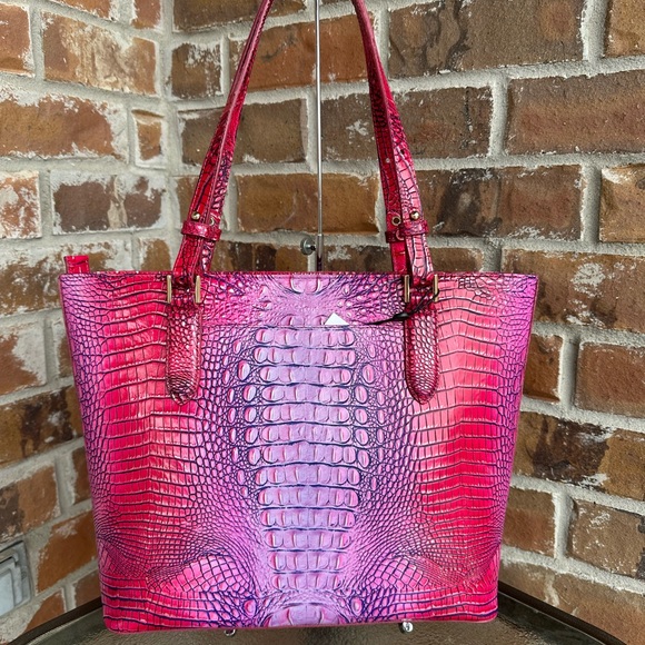 NWT Brahmin Handbag Medium Misha Tote Jazzynova Ombre Melbourne - Picture 7 of 13